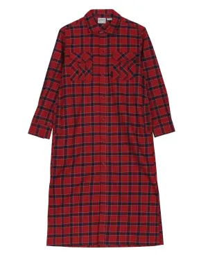 Gramicci Flannel Shirt Dress