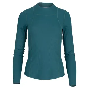 Women's Ridge Rise Up Tennis Long Sleeve Deep Green