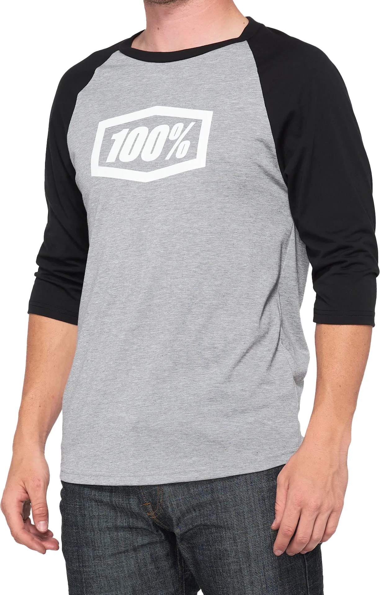 100% Essential Mens 3/4 T-Shirt