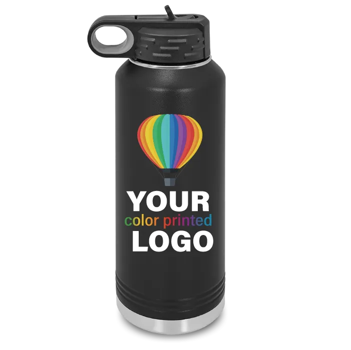 40 oz Insulated Sport Water Bottle -Mix & Match- Bulk Wholesale Personalized Engraved or Full Color Print Logo