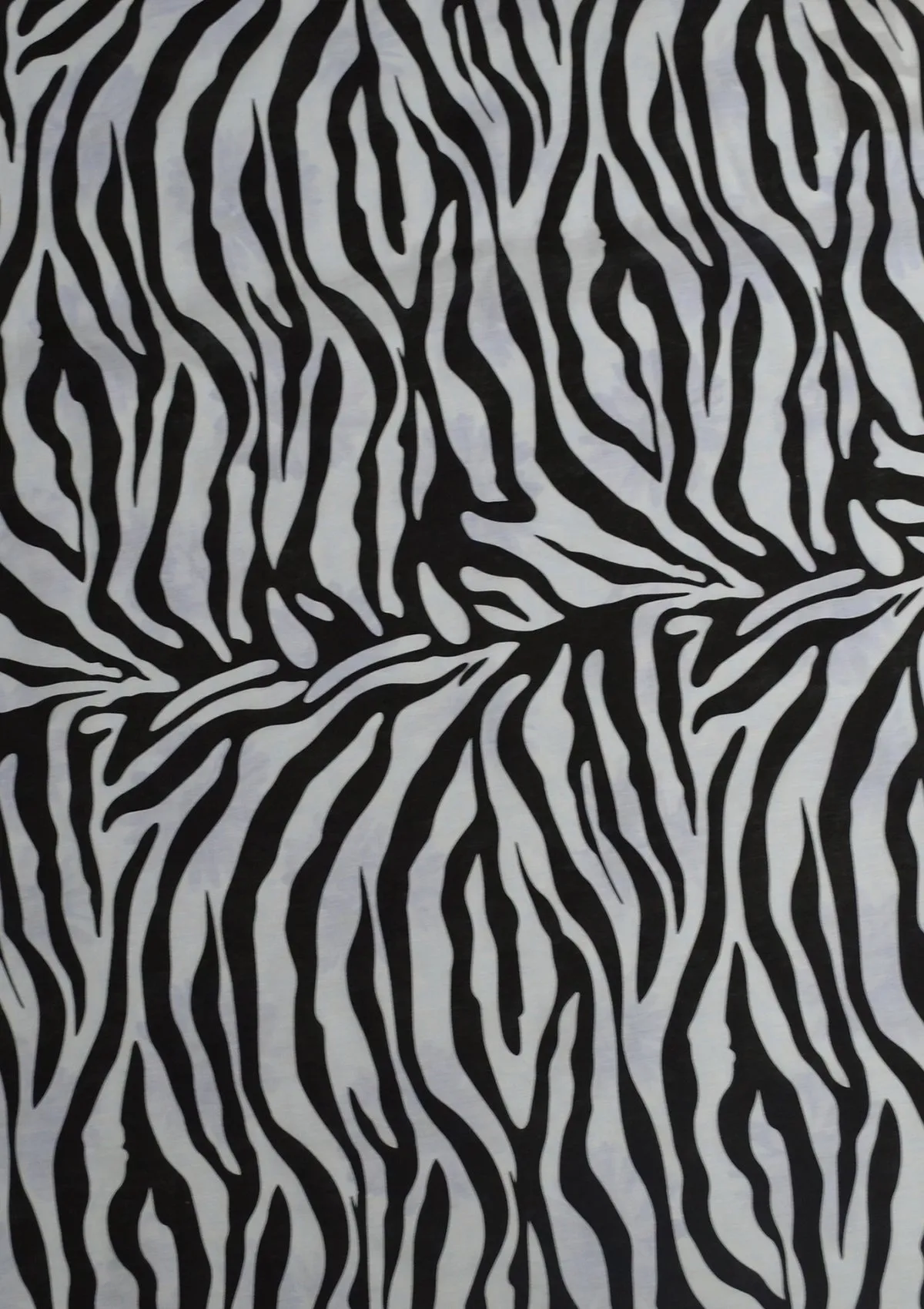 45" Polycotton Zebra Animal Skin Print Fabric    Facemasks D#170