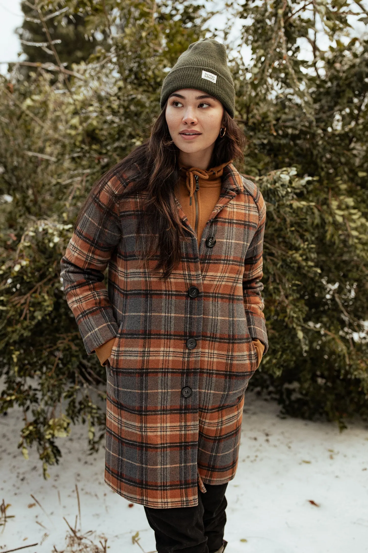 Alberta Car Coat / Dorset Brushed Plaid