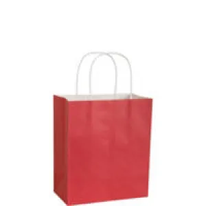 Apple Red Mini Paper Gift Bag, 5'' | 1 ct