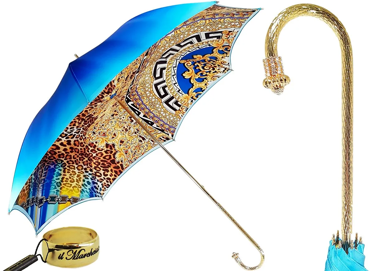 Astonishing new exclusive Leopardized Umbrella By  il Marchesato