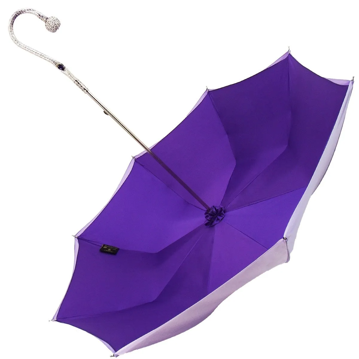 Beautiful Double Cloth Lilac Women's Umbrella, Italian style