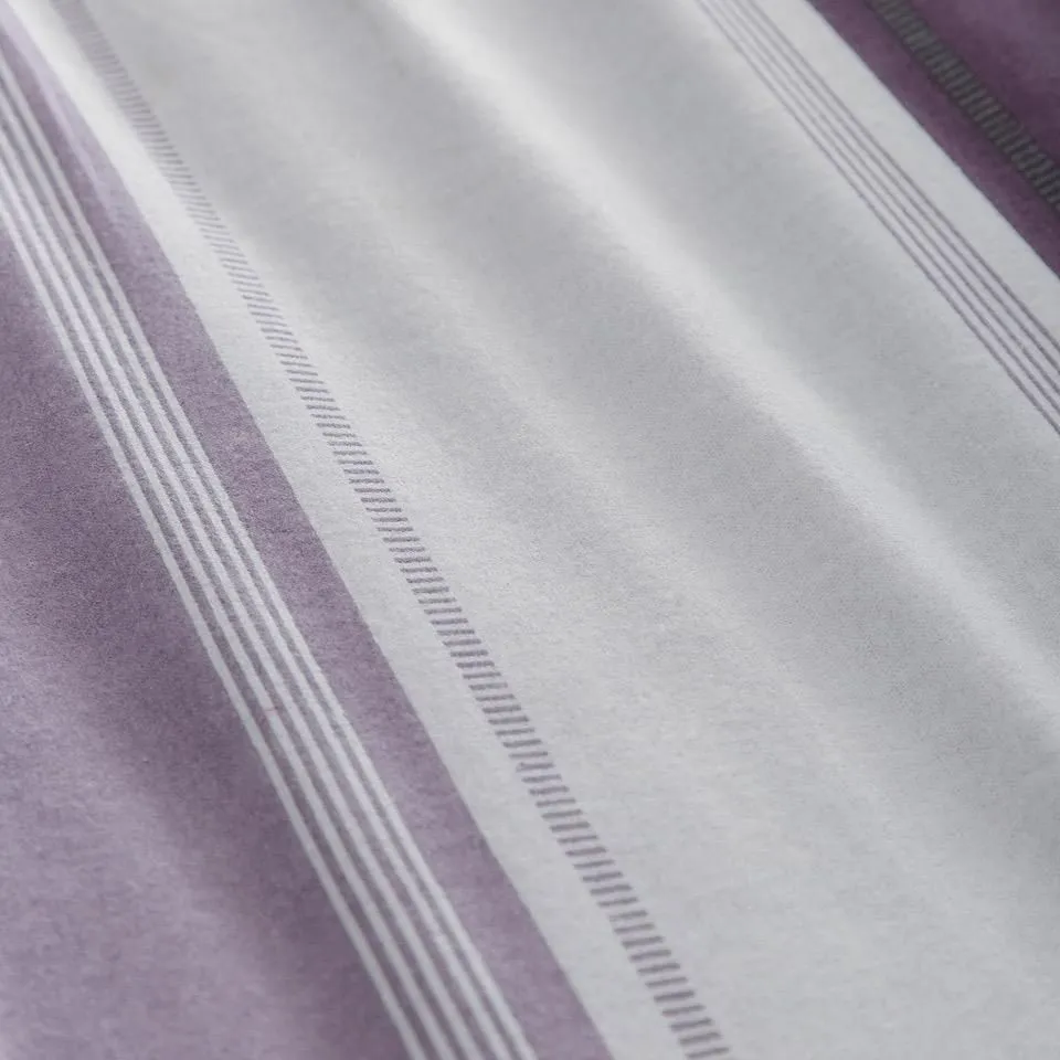 Betley 100% Brushed Cotton Duvet Cover Set - Plum