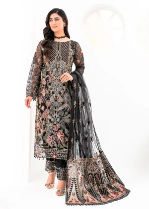 Black Organza Suit - Ramsha Minhal Collection Vol 8 - #M-803