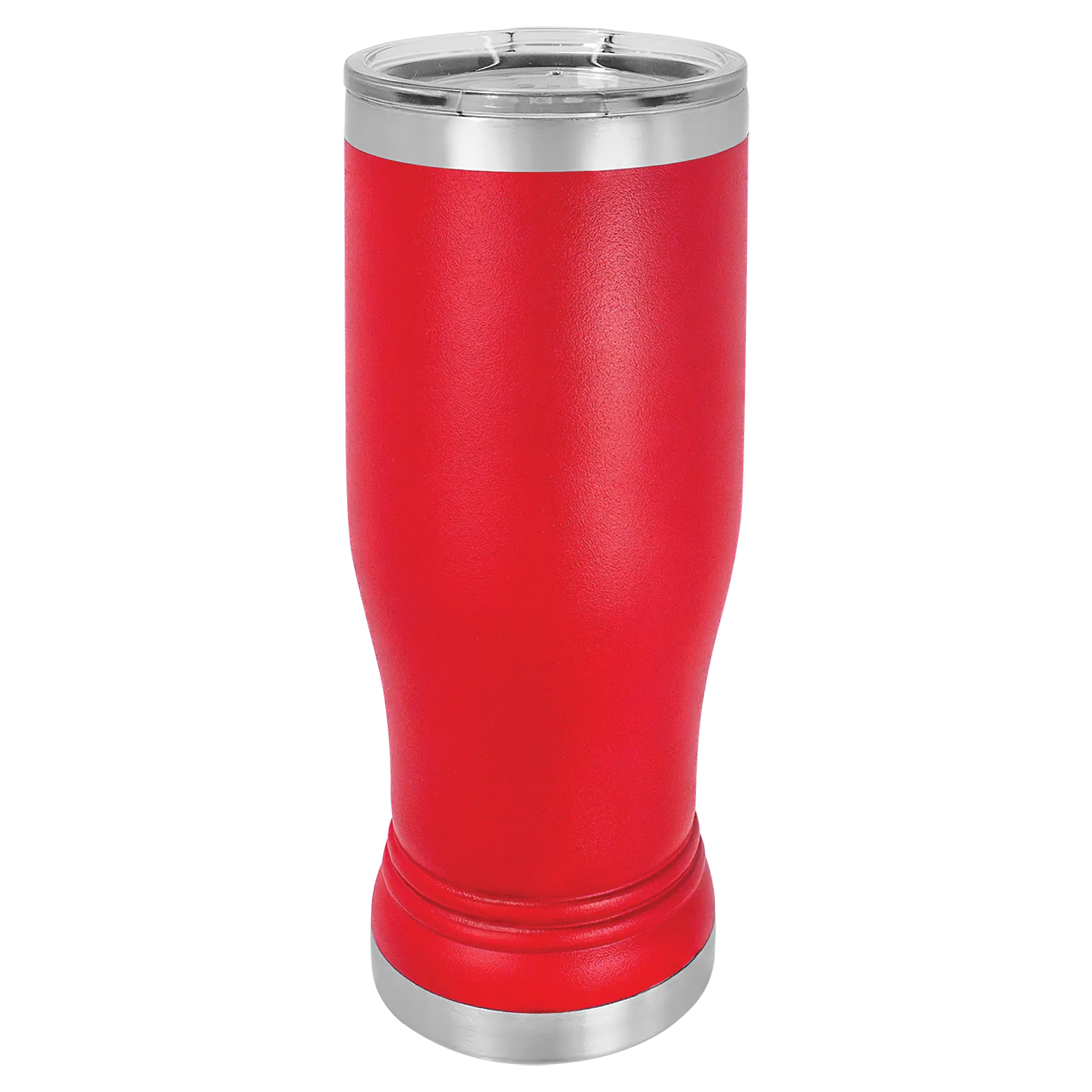 Blank 14 oz Beer Pilsner Glass Tumbler, Insulated Stainless Steel   Lid