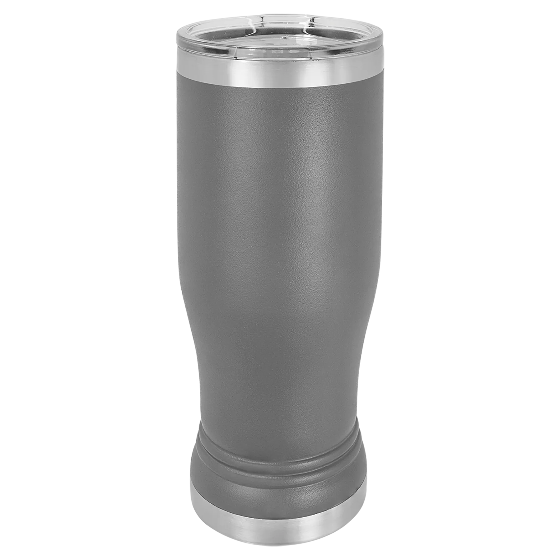 Blank 14 oz Beer Pilsner Glass Tumbler, Insulated Stainless Steel   Lid