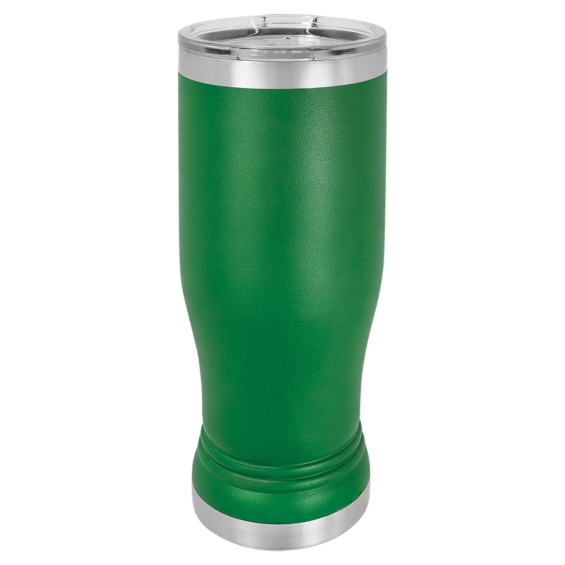 Blank 14 oz Beer Pilsner Glass Tumbler, Insulated Stainless Steel   Lid