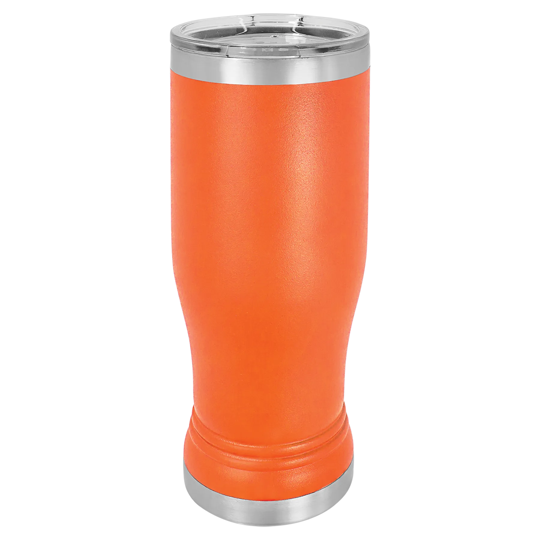 Blank 14 oz Beer Pilsner Glass Tumbler, Insulated Stainless Steel   Lid