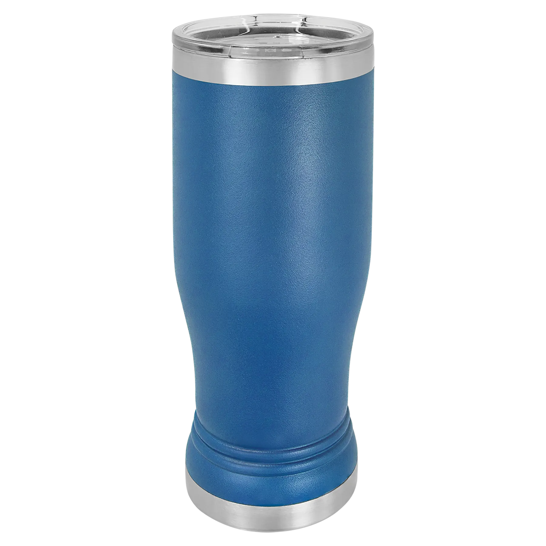 Blank 14 oz Beer Pilsner Glass Tumbler, Insulated Stainless Steel   Lid