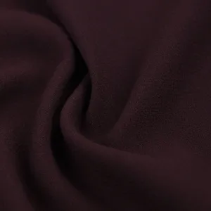 Burgundy Double Weave Crepe Fabric 96863