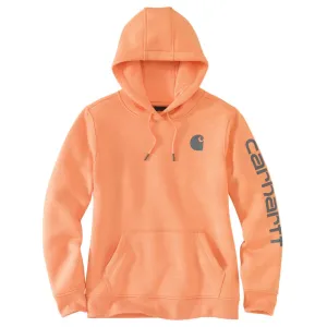 Carhartt Women's Clarksburg Graphic Sleeve Hoodie_Sunset Space Dye