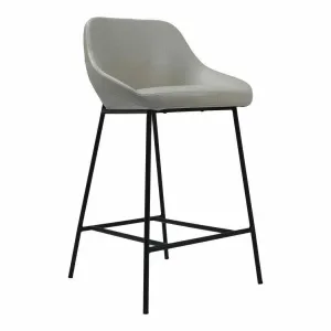 Counter Stool Beige Contemporary