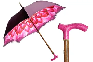 Elegant and fancy ladies umbrella - handmade in Italy