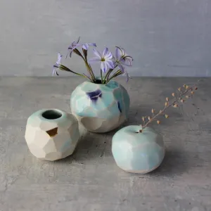 Faceted Vessels : Powder Blue