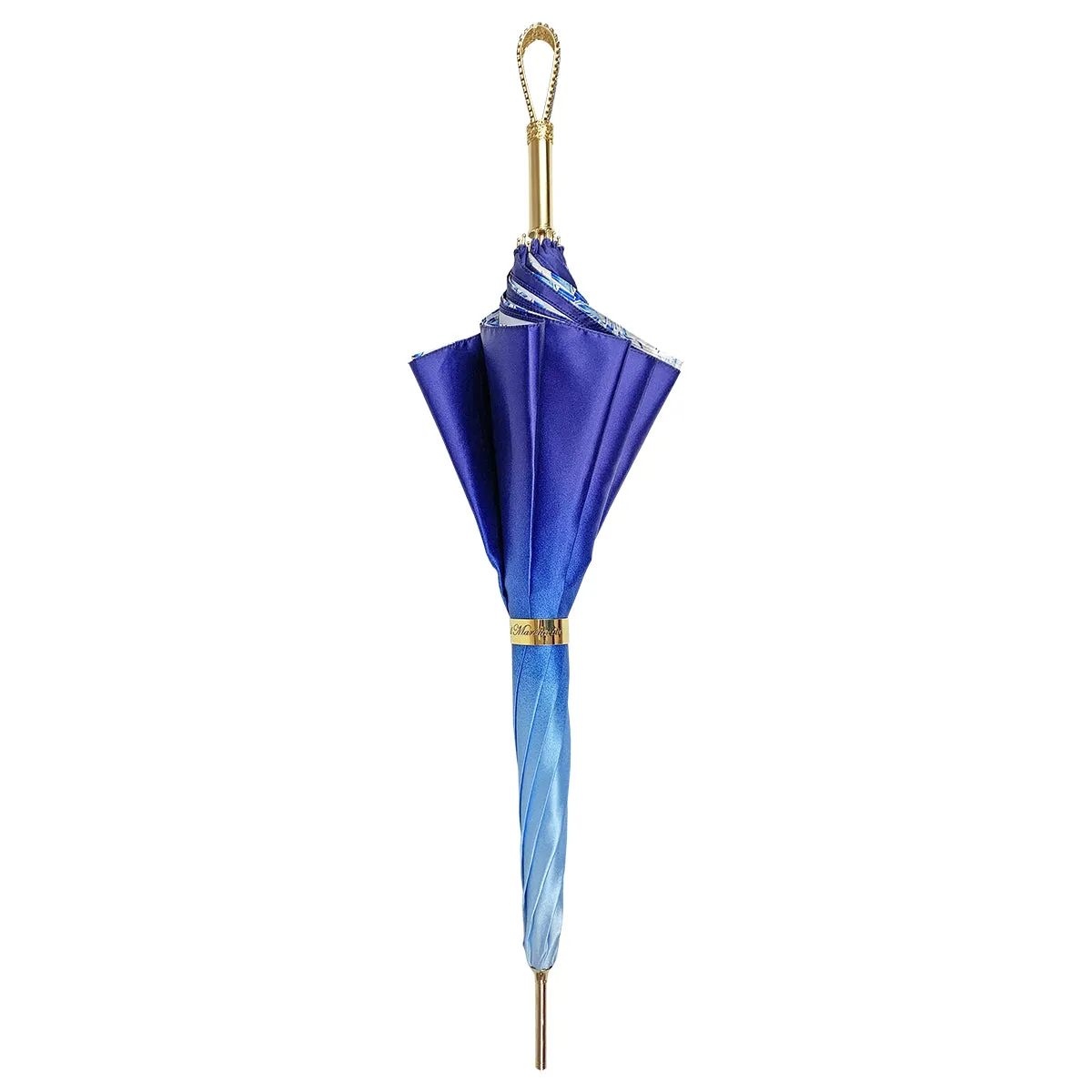 Fine and elegant light blue umbrella