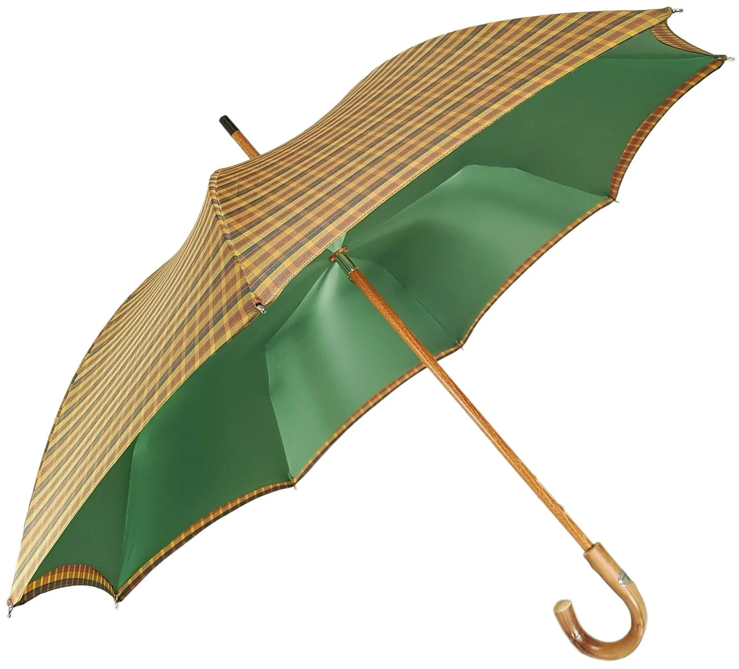 Marchesato Double Cloth Men's Umbrella - Tartan Design