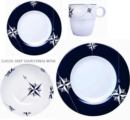 Northern Star Melamine Dinnerware For Six