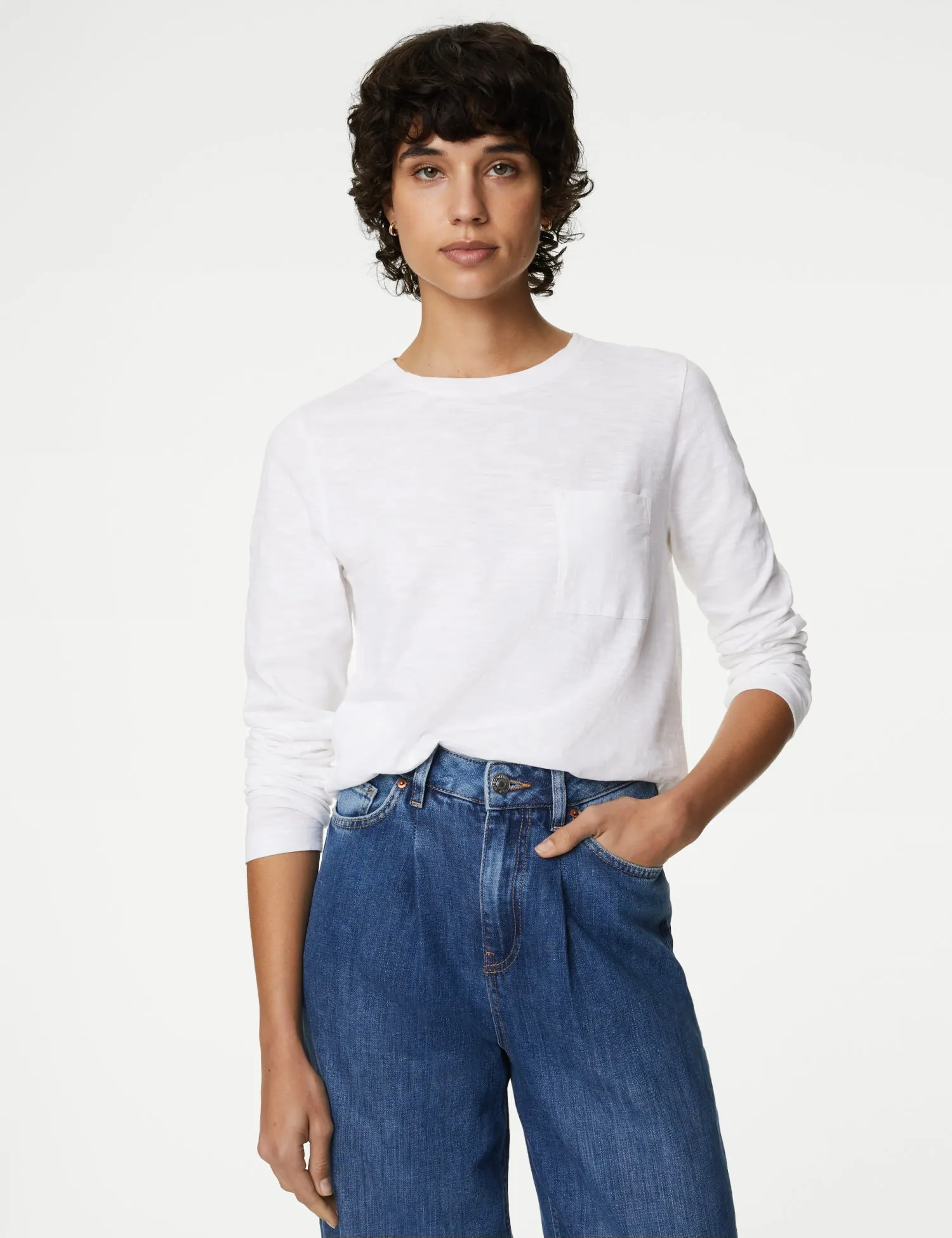 Pure Cotton Pocket Top