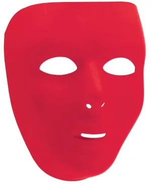 Red Full Face Mask | 1ct.