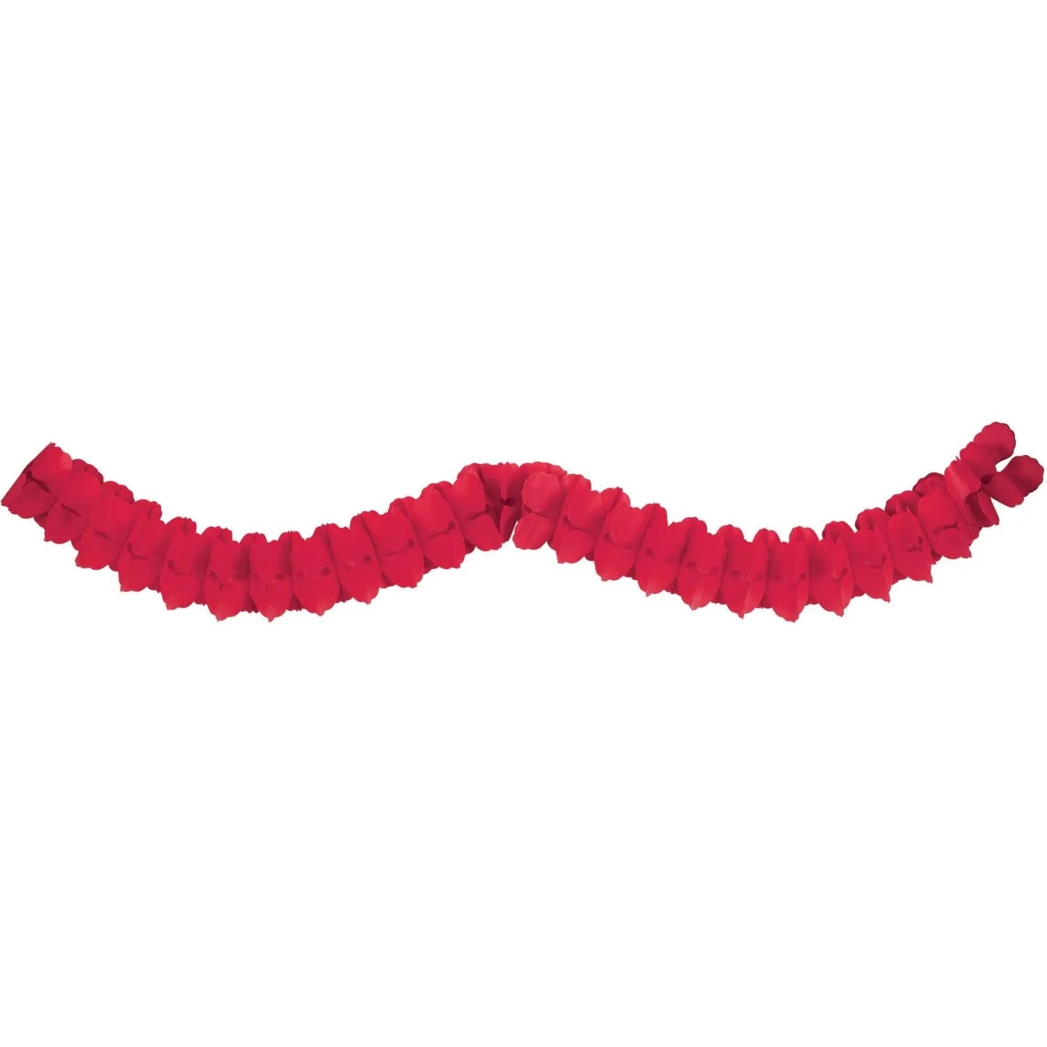 Red Paper Garland 12ft | 1 ct