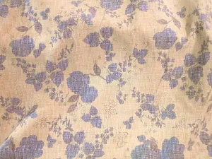 Sand Floral - Printed Crepe