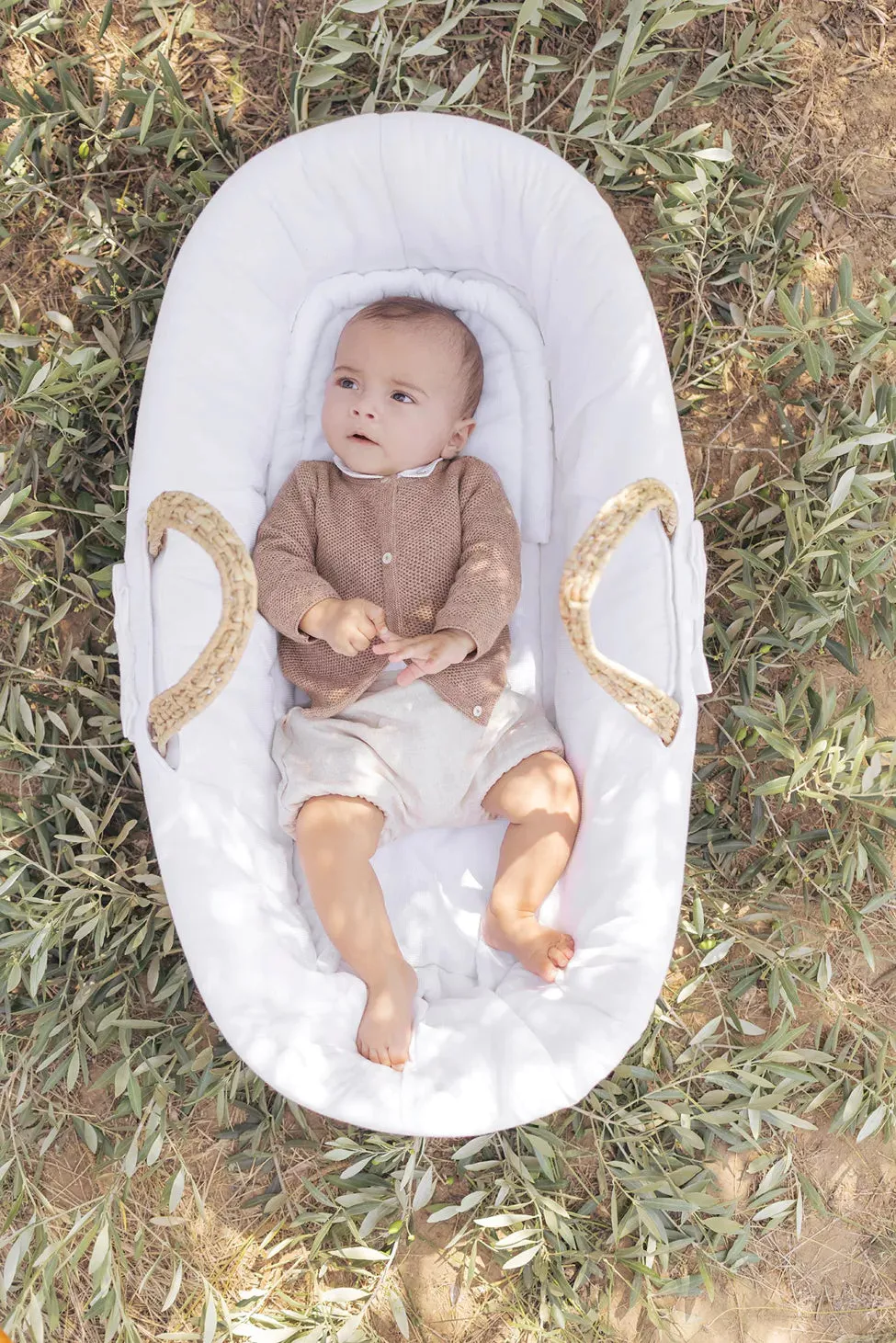 TAR Beige Linen Baby Bloomer