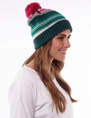 Textured Stripe Beanie - Elm Lifestyle