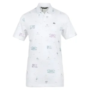 TravisMathew Tiki Mapes Print Polo Shirt