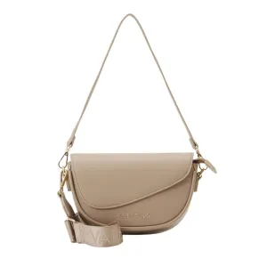 Valentino Bags Piper Beige Flap Crossbody Bag