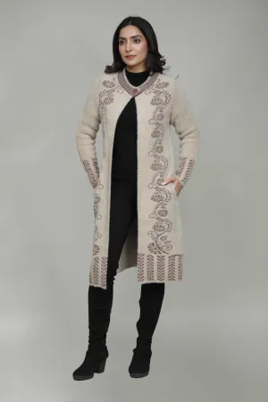 Women Woolen Designer Round Neck Cape