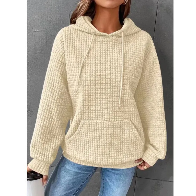 Women's Loose Casual Solid Color Long-sleeved Sweater