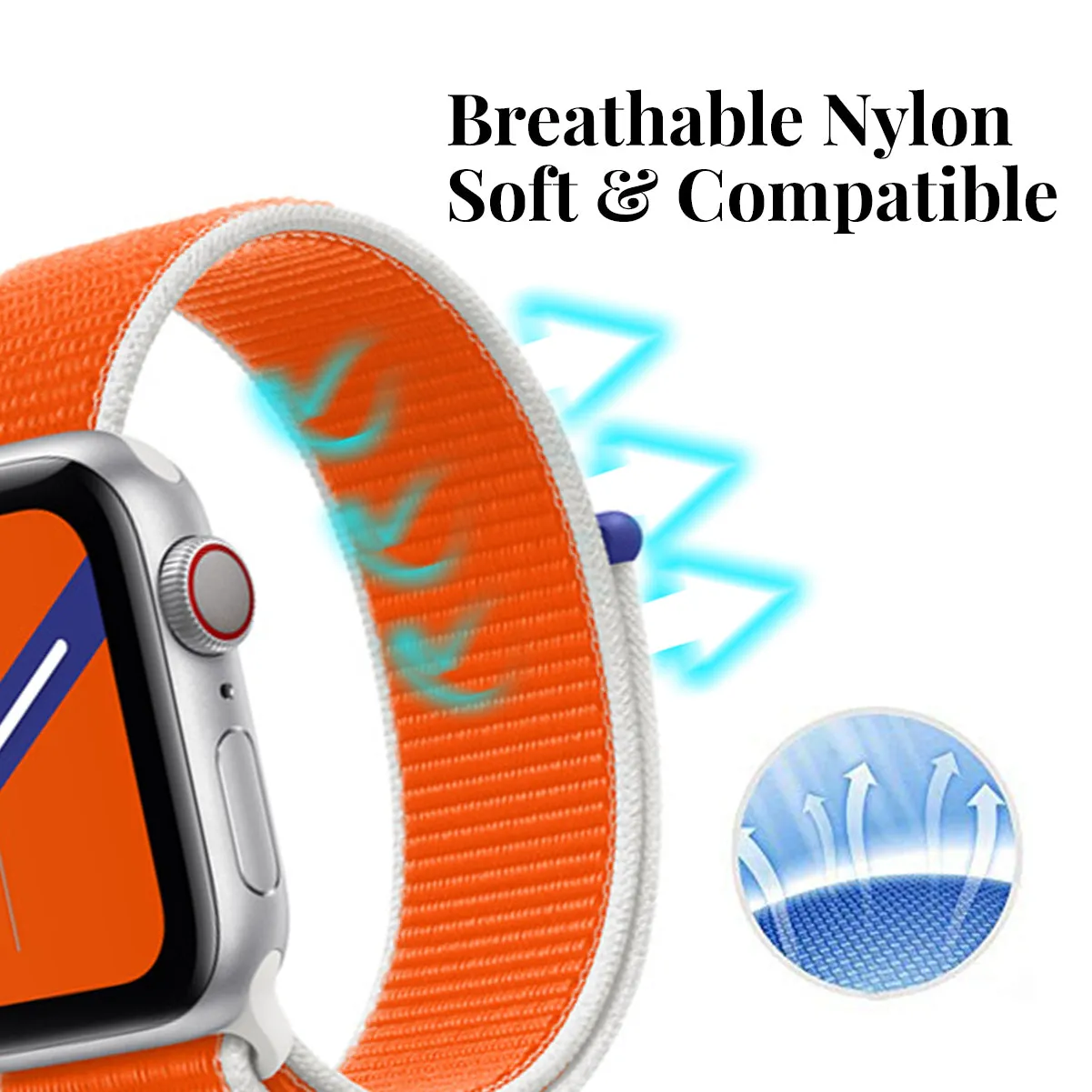 Woven Nylon Straps For Apple Watch-42/44/45/49mm-Netherlands